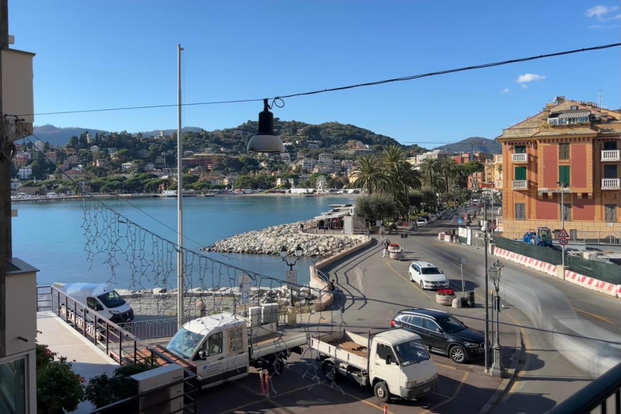 Alla Casa Rosa Al Mare- Centrale A Di Fronte Al Mare- Emozionante- Garage Privato Gratuito A 800 Mt- Aria Condizionata-Wifi Rapallo Bagian luar foto