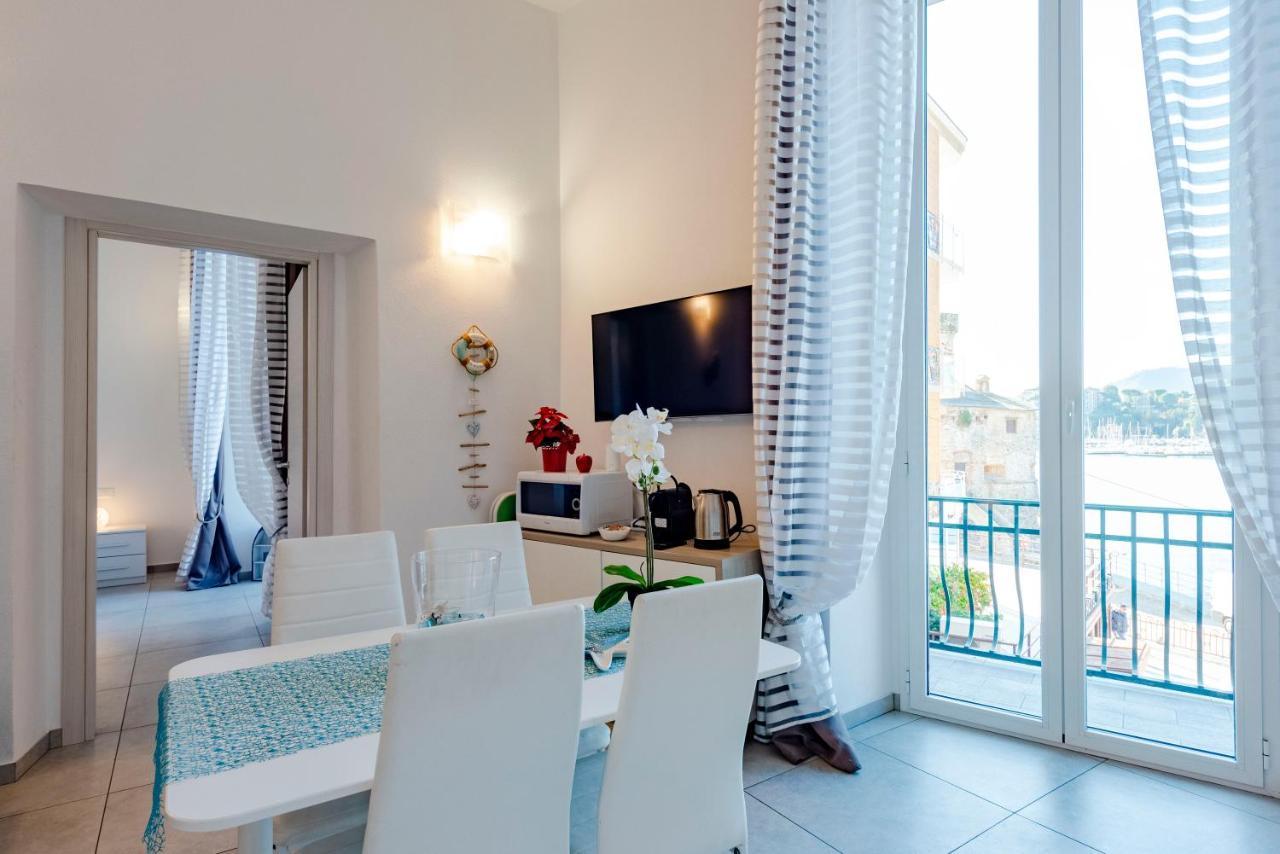 Alla Casa Rosa Al Mare- Centrale A Di Fronte Al Mare- Emozionante- Garage Privato Gratuito A 800 Mt- Aria Condizionata-Wifi Rapallo Bagian luar foto